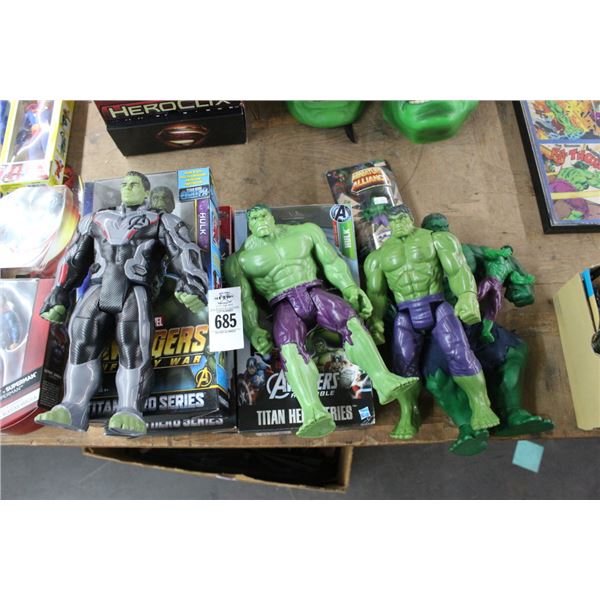 Incredible Hulk Figurines - 9
