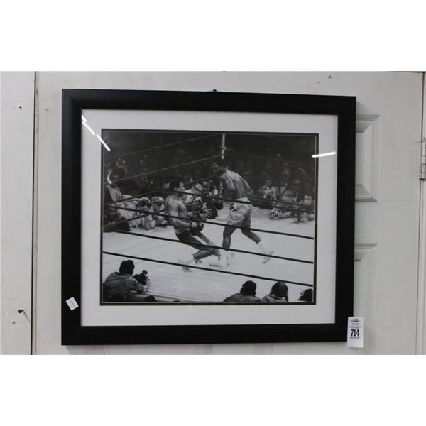 Muhammed Ali Large Framed Boxing Photo