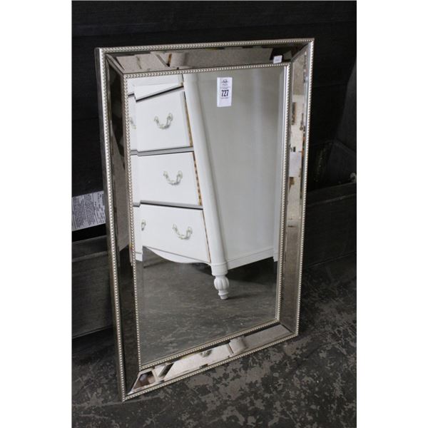 Beveled Framed Mirror - 20"  X  30"  - No Shipping