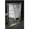 Image 1 : Beveled Framed Mirror - 20"  X  30"  - No Shipping