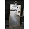 Image 1 : Contemporary Gold Framed Mirror - No Shipping
