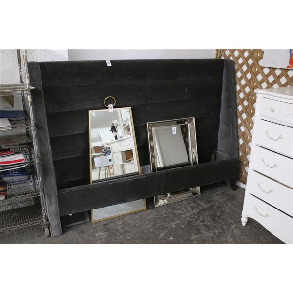 Brown Valet King Bed