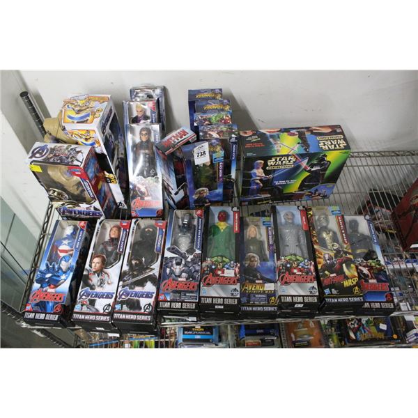 28-Super Hero Figurines - 28 X $