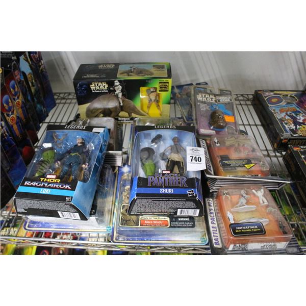10-Asst. Super Hero Figurines - 10 X $