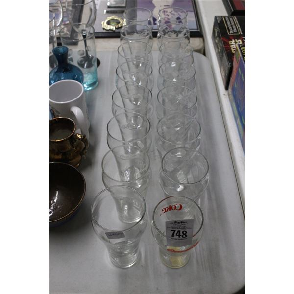 Coke Collector Glasses - 16
