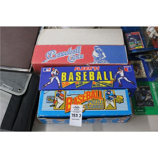 Baseball Trading Cards - 4 Sleeves