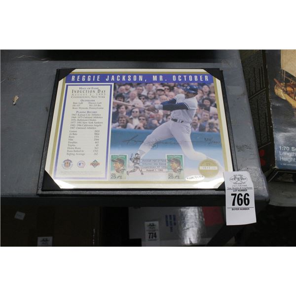 Reggie Jackson 1993 Hall of Fame Autographed Memorabilia