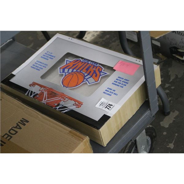 NY Knicks Basketball Hoop
