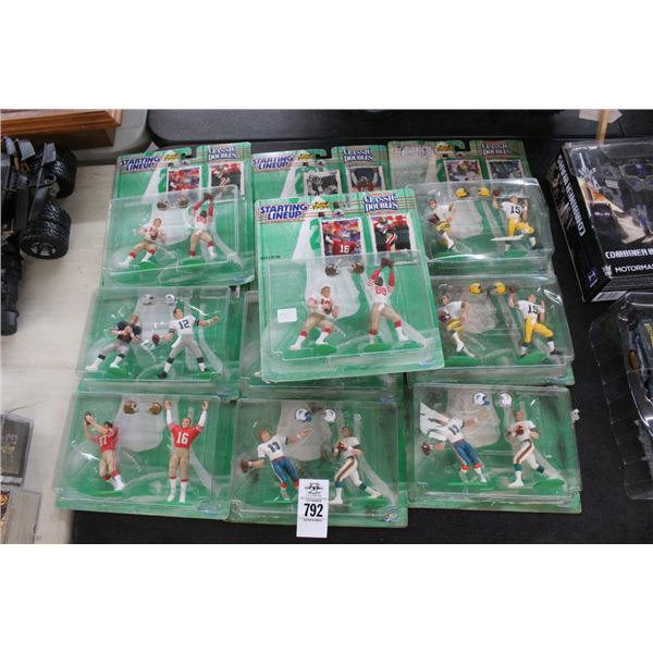 10-Starting Lineup Football Figurine Set - 10 X $