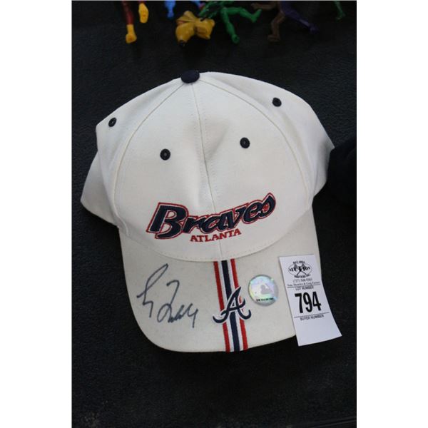 Atlanta Brave Autographed Ball Cap