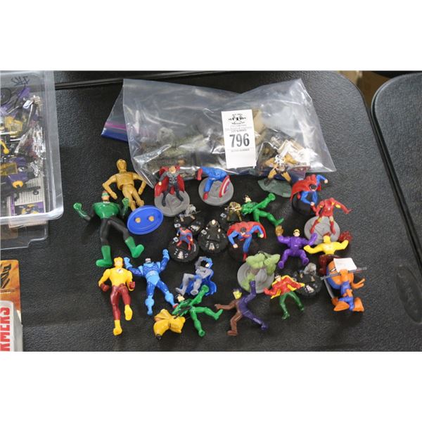 Asst. Loose Super Hero Figurines