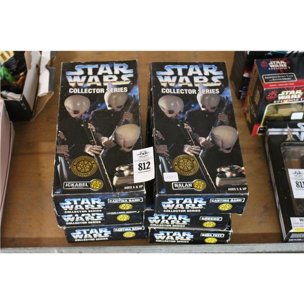 6-Star Wars Collector Series Figurines in Box - 6 X $