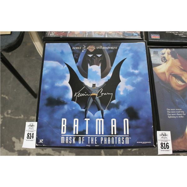 Batman Mask of The Fantasma Autographed Laser Disc