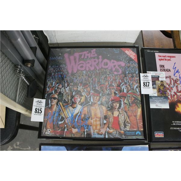 Autographed The Warrior Video Disc