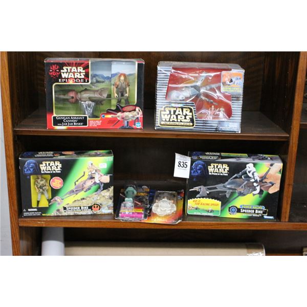 5-Star Wars Collector Figurines - 5 X $