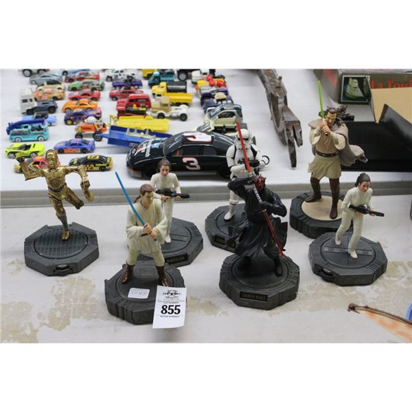7-Star Wars Collector Figurines - 7 X $