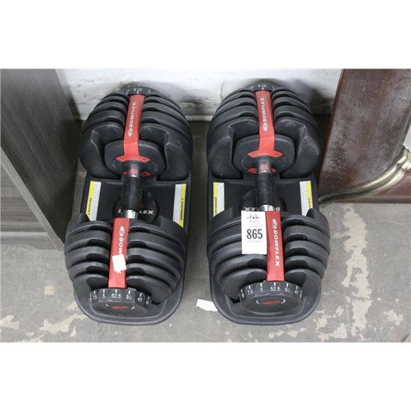 Bow Flex Dumbell Set - Pair