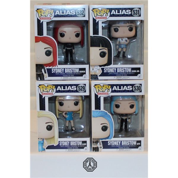 Alias Complete Funko Pop Set (4)