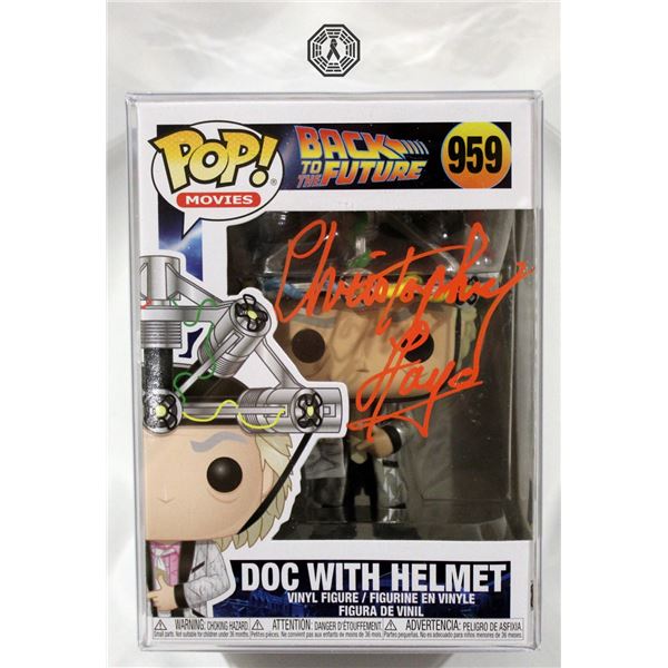 Back to the Future Doc Pop Signed by Christopher Lloyd!