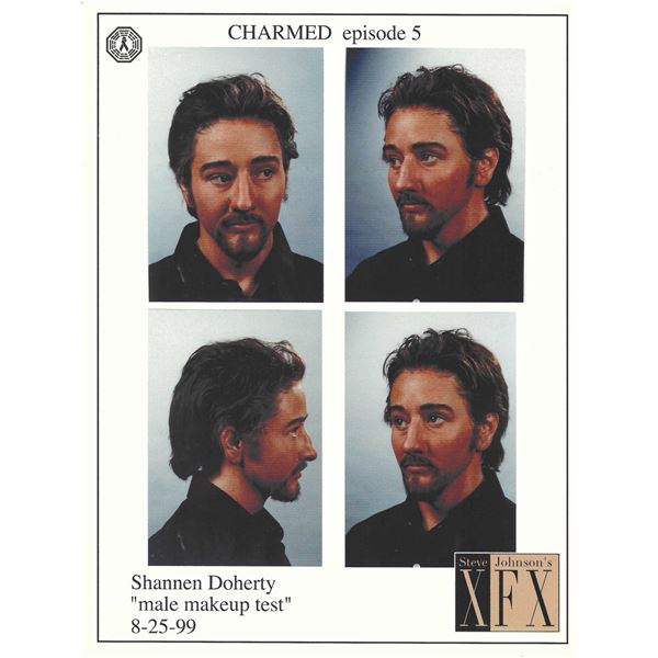 Charmed Shannen Doherty Male Makeup Test Photos from 1999 (VERY Rare)