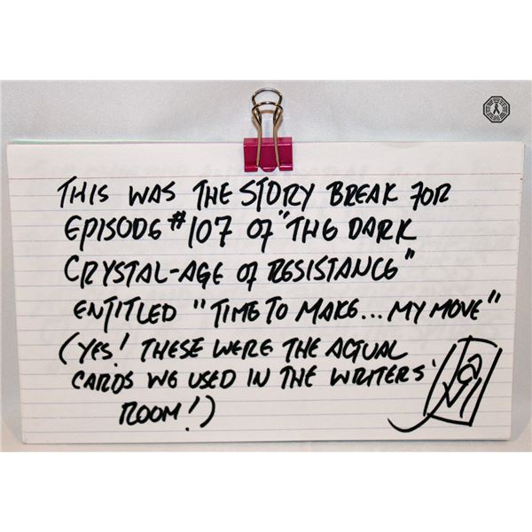 Dark Crystal: Age of Resistance Creative Team/Crew Exclusive Package (VERY Rare)!