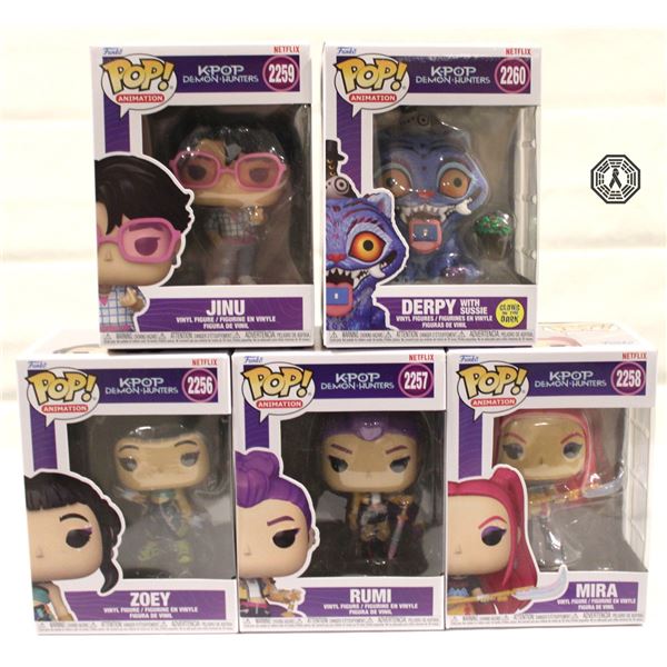 KPop Demon Hunters Funko Pop Series 1 Set (4)