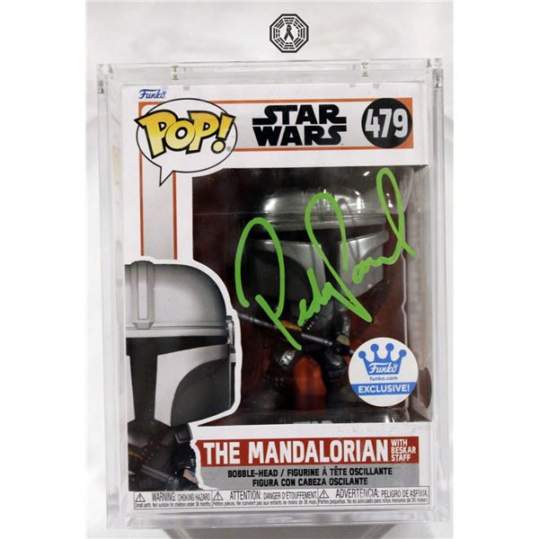 Mandalorian, The - Star Wars Funko Exclusive Pop Signed by Pedro Pascal (Rare)!