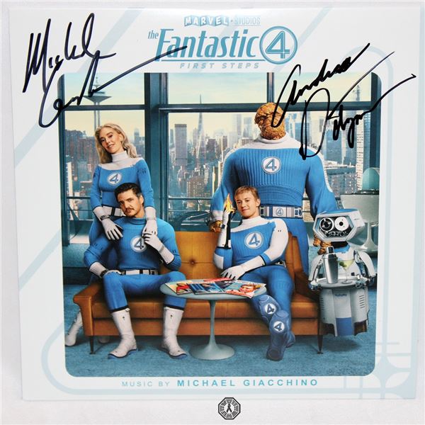 Marvel Fantastic 4 Vinyl Single Signed by Giacchino and Datzman (VERY Rare)!
