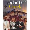 Image 1 : Schitt's Creek Photo Signed by C. O'Hara, the Levys and A. Murphy