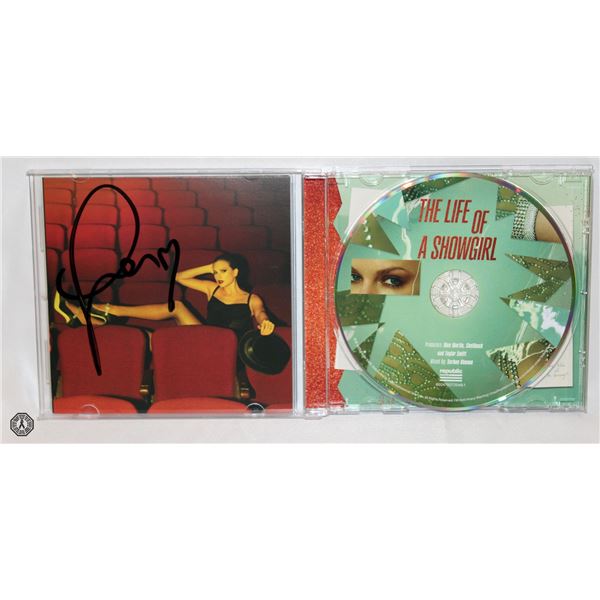 Taylor Swift Life of a Showgirl Signed Photo with CD!