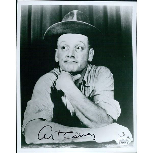 The Honeymooners Art Carney signed photo. JSA Authenticated