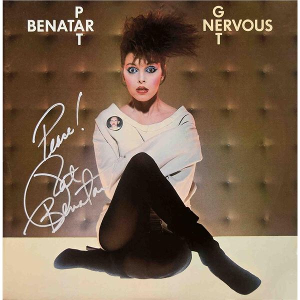 Pat Benatar signed Get Nervous album