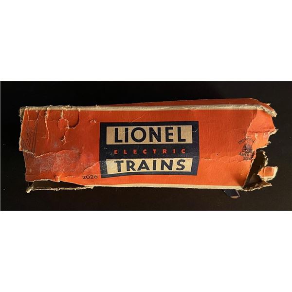 Lionel 2026 steam locomotive circa 1950