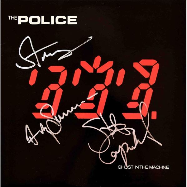 The Police signed Ghost In The Machine album