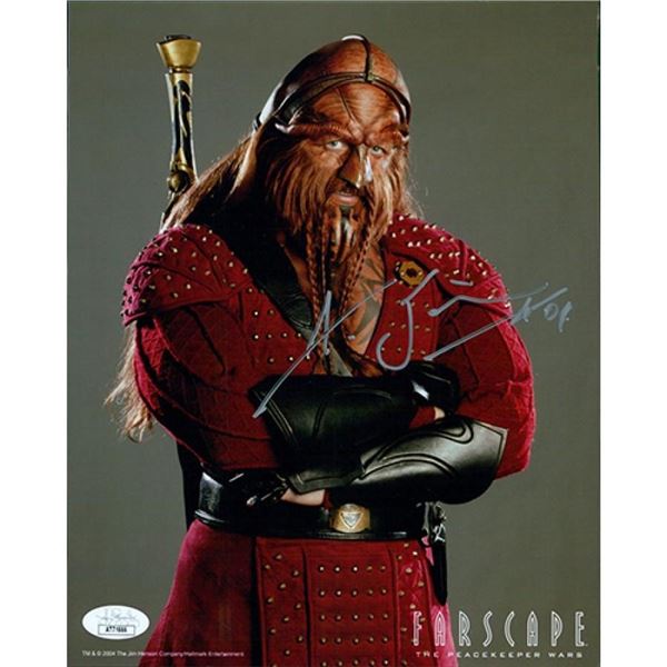 Farscape Anthony Simcoe signed photo. JSA Authenticated