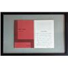 Image 1 : Roger Hedden signed and framed playbook Been Taken