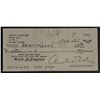 Image 1 : Bwana Devil Writer Arch Oboler signed check