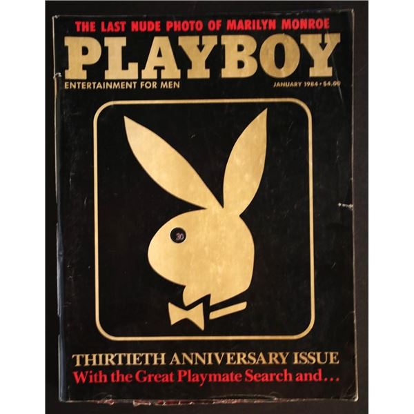 Playboy Magazine January 1984 Holiday Anniversary Issue