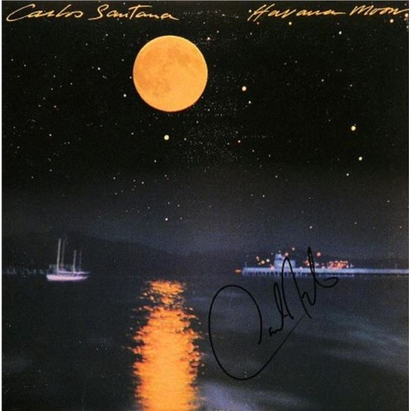Santana signed "Havana Moon" album