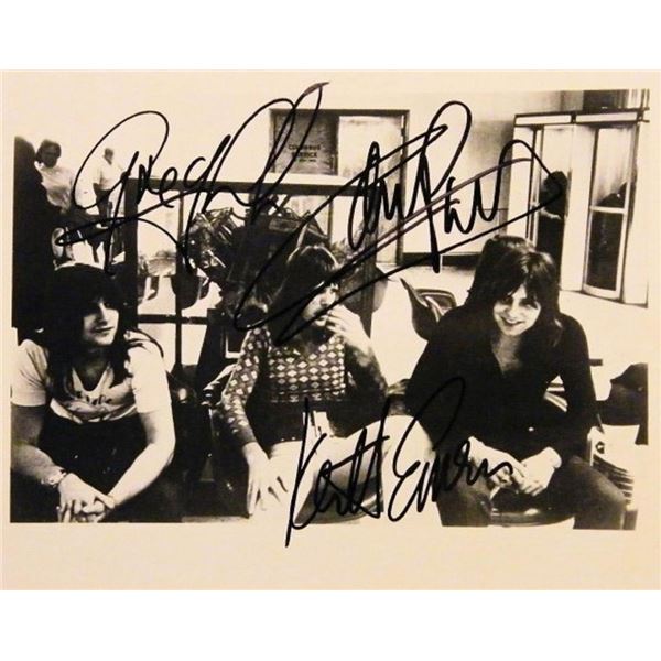 Emerson, Lake, & Palmer signed promo photo