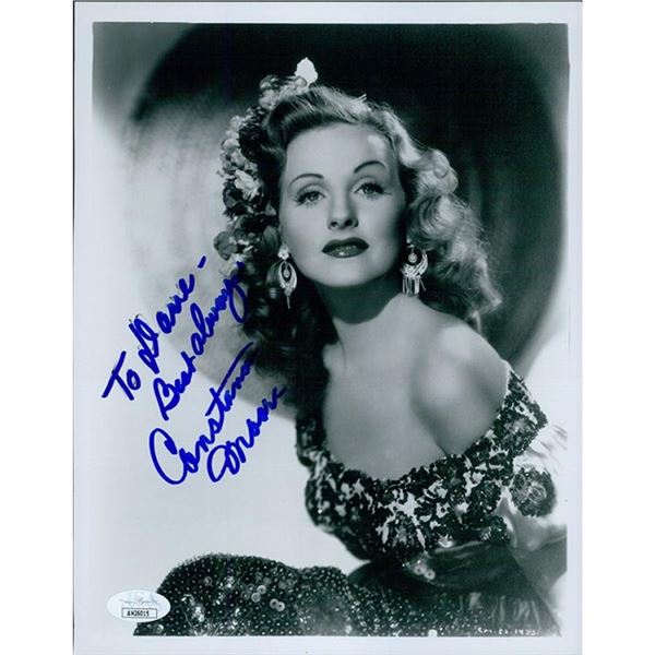 Buck Rogers Actress Constance Moore signed photo. JSA Authenticated