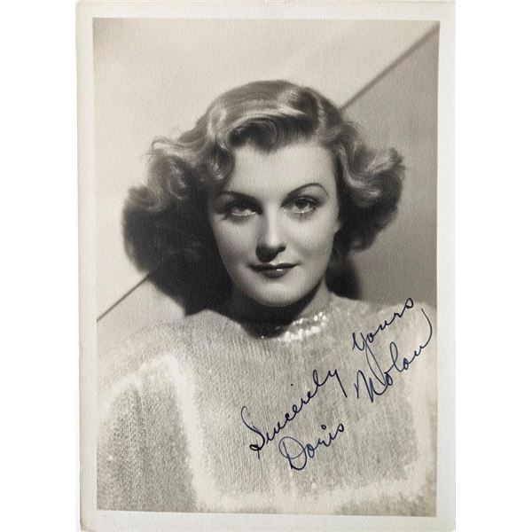 Follies Girl Doris Nolan signed photo card