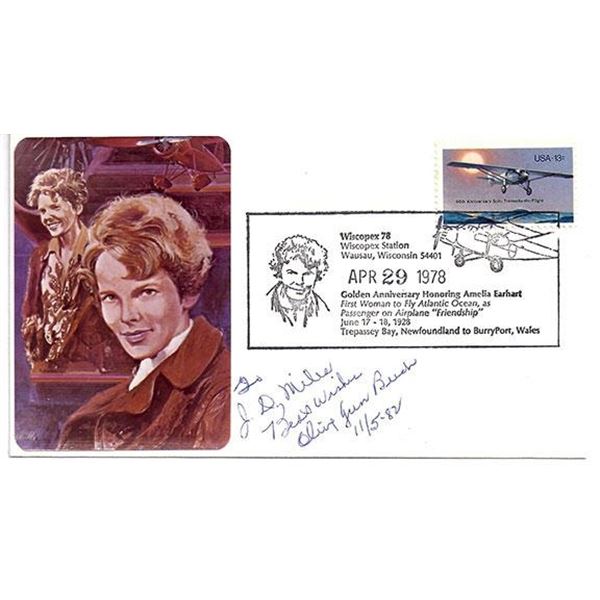 First Lady of Aviation Olive Ann Beech Signed Cover