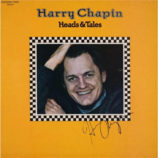 Harry Chapin Heads & Tales signed album