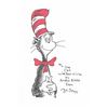 Image 1 : Dr. Seuss Theodore Geisel Cat In The Hat Signed Artwork