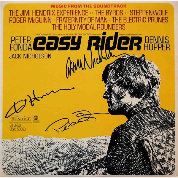 Easy Rider signed Original Motion Picture Soundtrack album