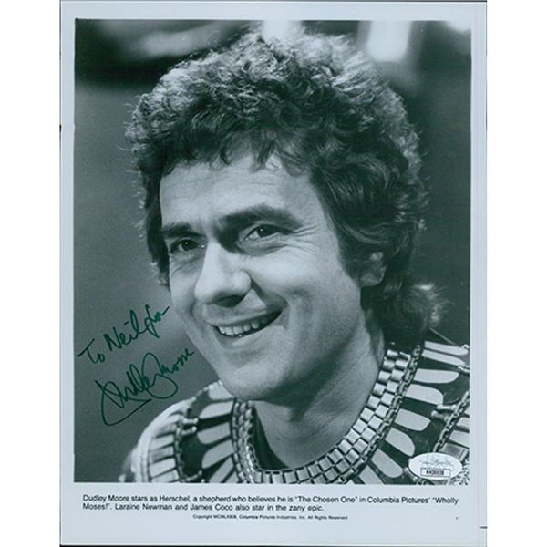 The Chosen One Dudley Moore signed photo. JSA Authenticated
