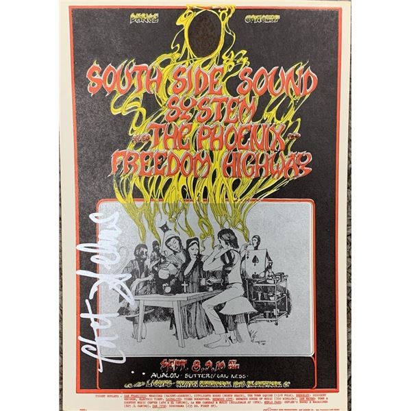 Chet Helms signed postcard