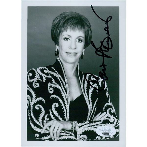 Carol Burnett signed photo. JSA Authenticated
