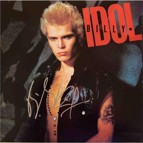 Billy Idol self titled signed album